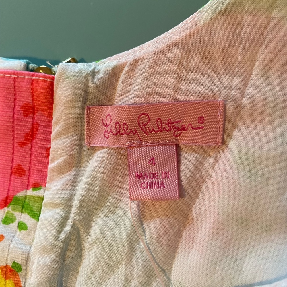 Lilly Pulitzer Pink Lemonade Cathy Shift - Picture 7 of 9
